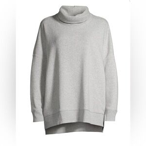 Time and Tru Women's Cowl Neck Tunic Sweatshirt with Long Sleeves